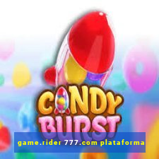 game.rider 777.com plataforma